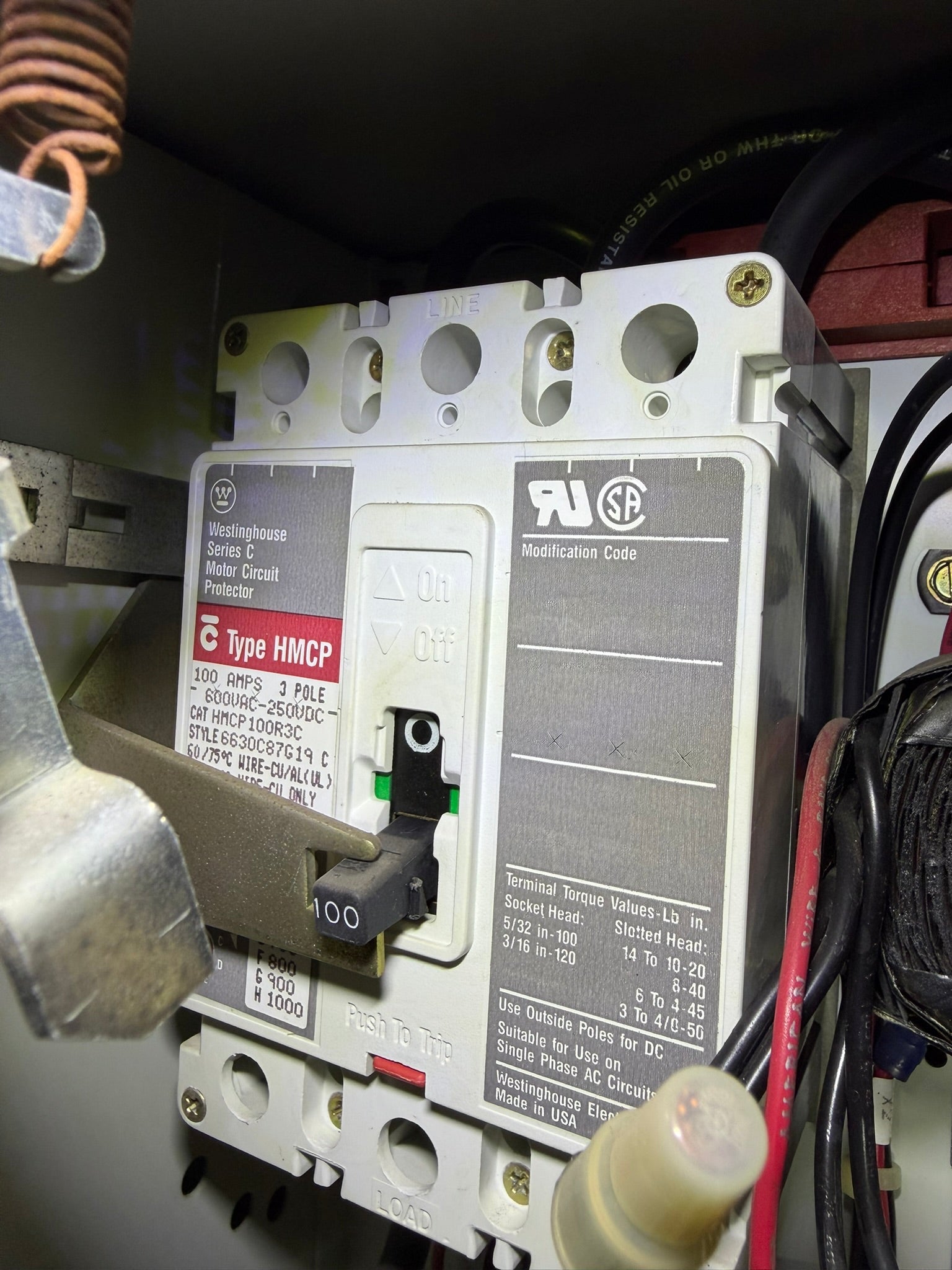 MC-38: 100 A motor circuit protector — HMCP100R3C. overview photograph 1.