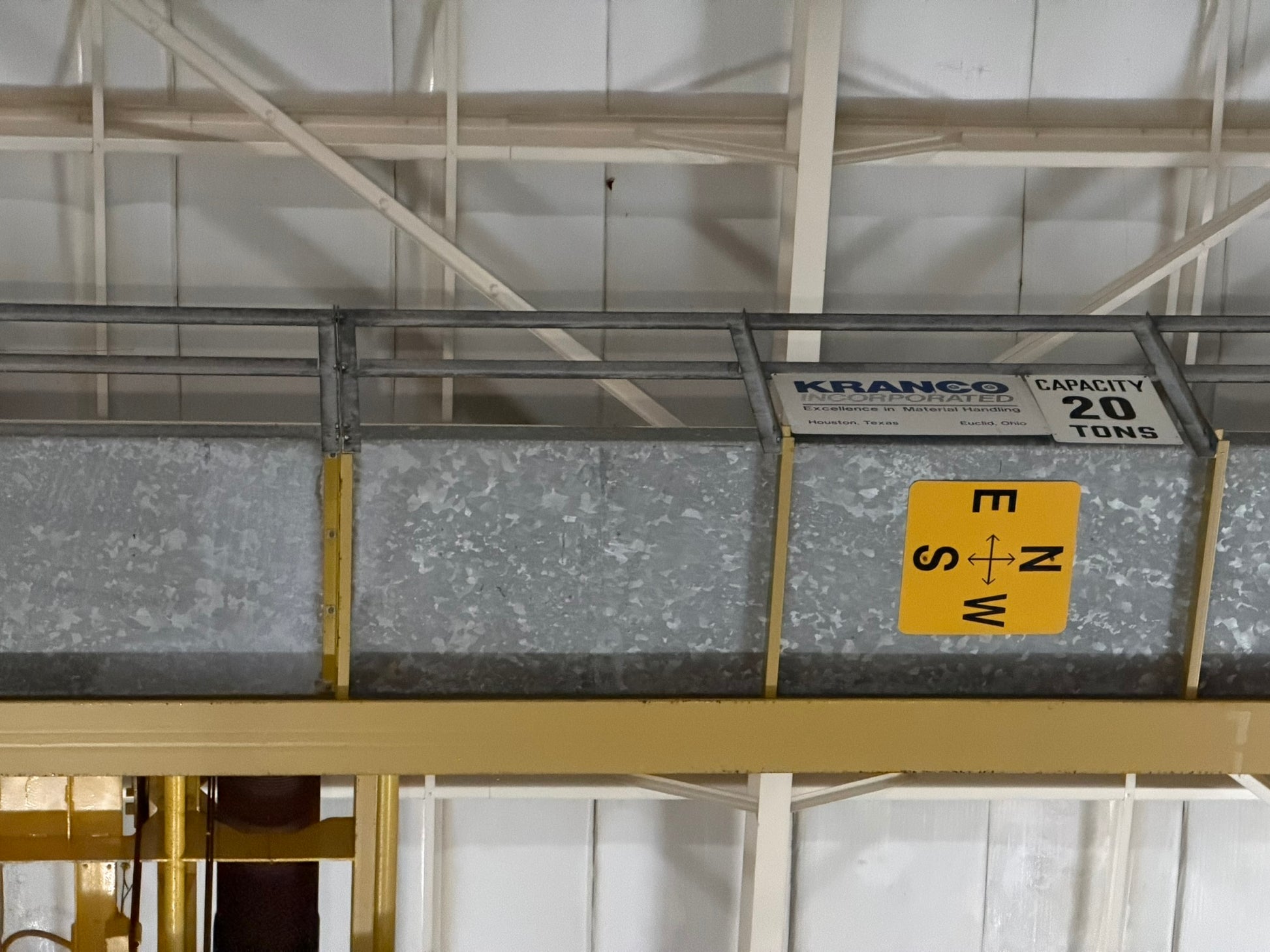 MP-03: Kranco 20-ton overhead bridge crane. detail photograph 4.