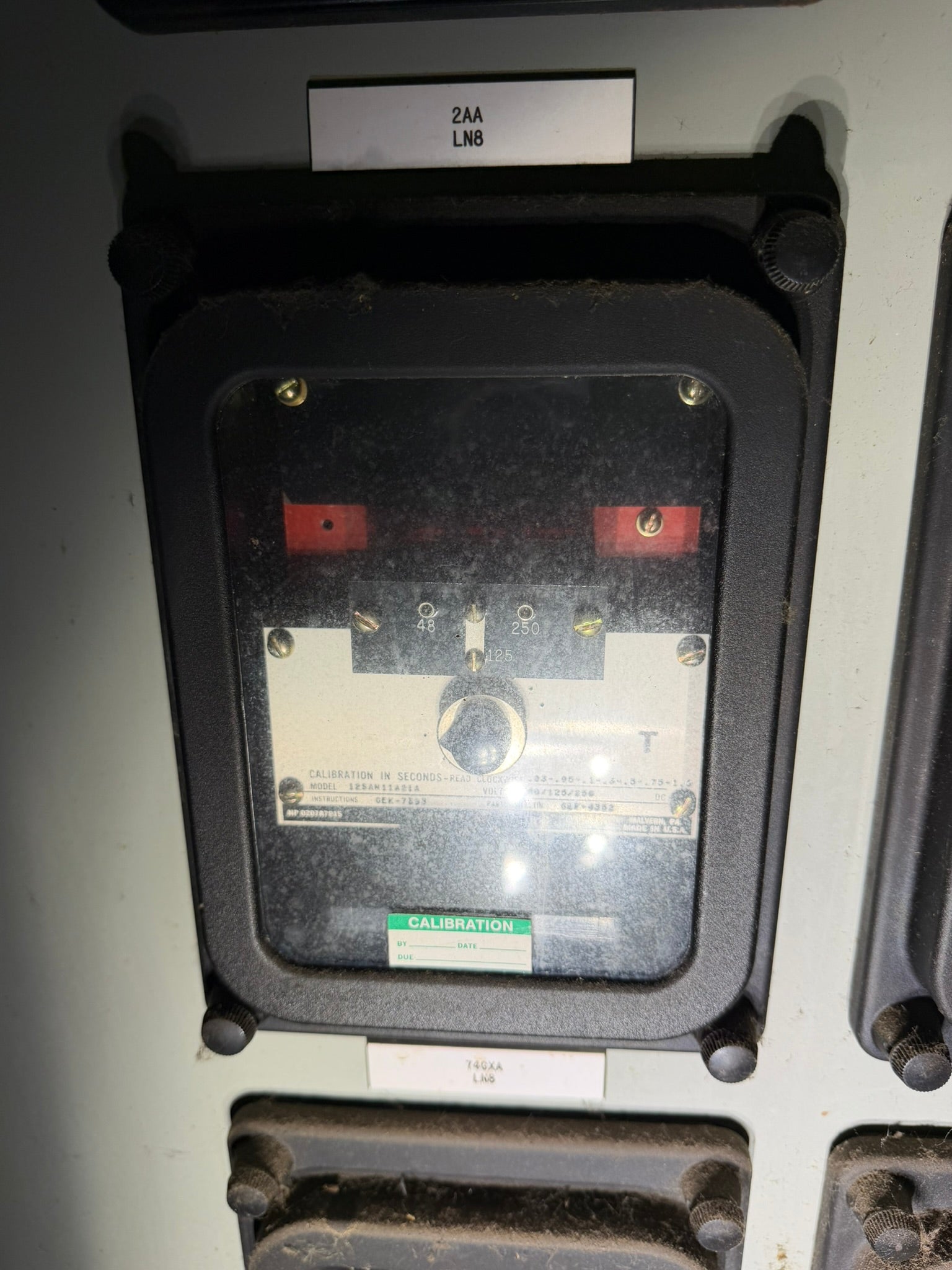 RY-06: GE SAM static timing relay — 12SAM11A21A. overview photograph 1.