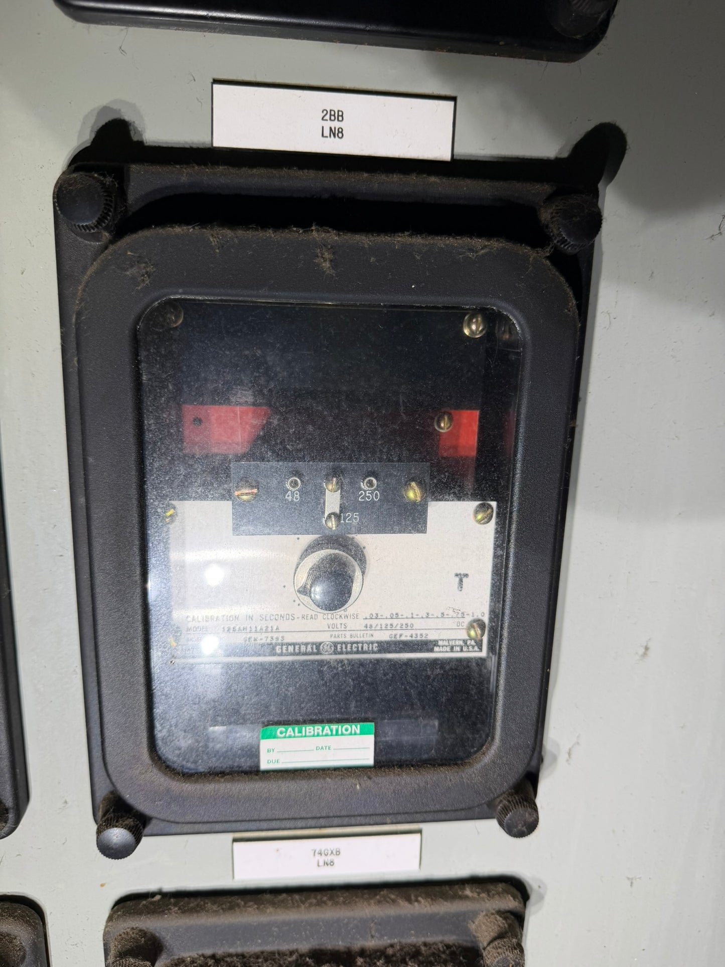 RY-07: GE SAM static timing relay — 12SAM11A21A. overview photograph 1.