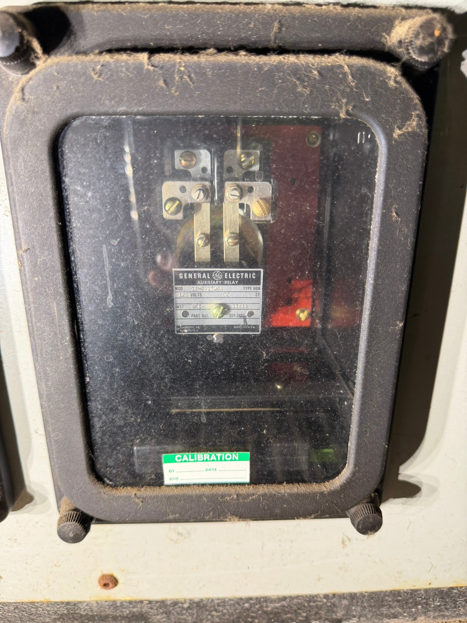 RY-09: GE HGA auxiliary relay — 12HGA17J6A. overview photograph 1.